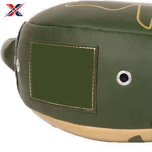 2025 nueva llegada boxeo punzonado escudo Material de cuero personalizado contraste Color ecológico alta calidad Premium al por mayor - Product Image 5