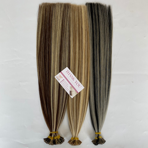 Extensions de cheveux humains à la kératine de haute qualité I Tip, cheveux bruts vietnamiens alignés sur les cuticules vierges 100% prêts à être expédiés - Product Image 5