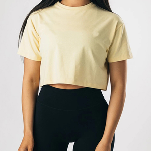 Custom Rhinestones Basic Slim Fitted Vintage T-Shirt for Women Ladies DTG Screen Print Blank V-Neck Cotton <b>Tshirts</b> Patchwork - Product Image 1