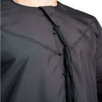 Abaya Homme Grande Taille Imprimée Traditionnelle Islamique Sportive de Luxe 2026 Automne Haute Qualité 100% Coton Thermique Respirant Arabe