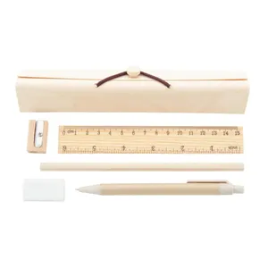 Sustainable Outline Wooden <b>Stationery</b> <b>Set</b> for Business Gift Giving - Product Image 4