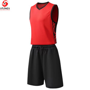 New Latest Design Custom Made Breathable Basketball Uniform Sportswear 100% Polyester Unisex - Product Image 2