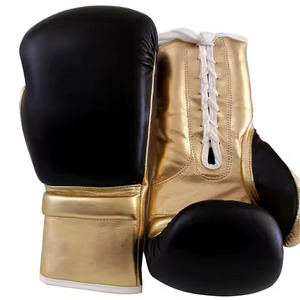 Guantes de Boxeo para Hombre, de Entrenamiento y Sparring, con Cordones, de Cuero, Transpirables, Ligeros, Impermeables, para Saco de Boxeo y Kickboxing - Product Image 2