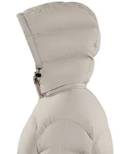 Veste longue matelassée beige personnalisée, style doudoune d'hiver à capuche, manteau chaud et épais, vêtements d'extérieur isolés, fabricant OEM personnalisé - Product Image 5