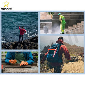 Combinaison de pluie de pêche pour hommes, veste de pluie imperméable pour la navigation à voile, pantalon à bretelles avec capuche, équipement pour les intempéries - Product Image 6