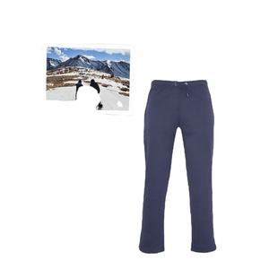 Pantalon de survêtement de haute qualité personnalisé unisexe taille moyenne élastique évasé Jogger 100% coton - Product Image 3