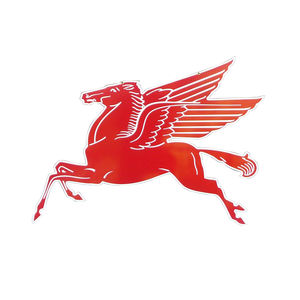 Plaque en métal émaillé personnalisé antique Mobil Gas Pegasus 90x70 pouces grande plaque de publicité extérieure durable haute épingles en vrac personnalisées - Product Image 2