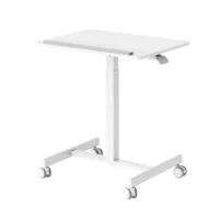 Table de présentation inclinable réglable en hauteur, pupitre mobile avec roulettes verrouillables pour bureau et école