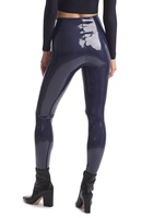 Leggings de yoga et de sport pour femmes, taille mi-haute élastique, couleur unie, respirants, 100 % polyester, extensibles dans les quatre sens, avec poches, longueur intégrale, toutes saisons, OEM