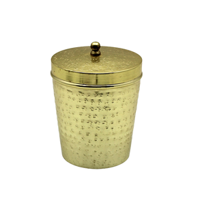 Boîte ronde en fer avec couvercle nickelé pour ustensiles de cuisine Style moderne décoratif fait à la main personnalisé en vrac - Product Image 5