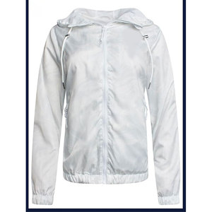 แจ็กเก็ตกันลมน้ำหนักเบาของผู้ชายเสื้อกันลมกันน้ำมีซิปปิดซักได้สไตล์วินเทจ - Product Image 2