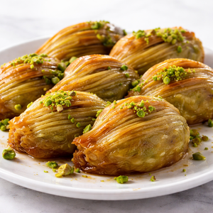 Premium Sweet Pistachio Shell Baklava Traditional Turkish <b>Dessert</b> with Antep Pistachio Handmade Halal High Pistachio Content - Product Image 1