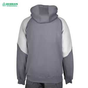 Sweat-shirts à capuche unisexes décontractés pour l'hiver, coupe classique, effet délavé à l'acide, fermeture éclair |   Sweat à capuche sportif respirant en molleton 100% coton / French Terry - Product Image 3