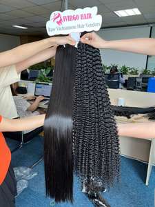 100% haute qualité vietnamien Remy Extension de cheveux lâche vague profonde et os droite trame cheveux haute qualité Remy cheveux - Product Image 5