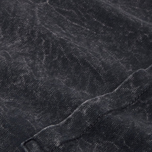 New High Street Oversized Vintage 210GSM 100% Cotton <b>Black</b> t <b>Shirts</b> Custom Logo Acid Wash T <b>shirts</b> for <b>Men</b> OEM Customized - Product Image 6