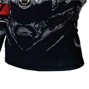 เสื้อรัดกล้ามเนื้อผู้ชายแบบแห้งเร็ว พิมพ์ลายแบบซับลิเมชั่น รับทำตามสั่ง พร้อมโลโก้ สำหรับฝึกซ้อม MMA รับผลิตแบบ OEM - Product Image 6