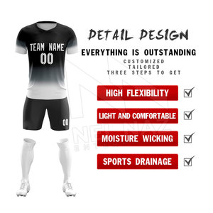 Ensemble d'uniformes maillot de football sublimé personnalisé Club pour hommes vêtements de sport Sublimation france maillots de football à bas prix - Product Image 3
