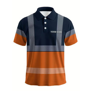 Polos de sécurité haute visibilité personnalisés, t-shirts réfléchissants, polos réfléchissants - Product Image 5