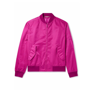 Chaqueta de satén de precio de fábrica más vendida para hombre Chaquetas de satén de color sólido de manga larga con servicio OEM hecho con buen material - Product Image 1