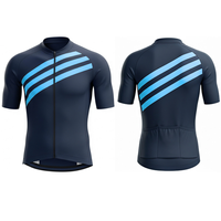 Maillot de cyclisme unisexe pour adultes, haute performance, séchage rapide, respirant - 100% polyester, options personnalisables