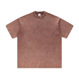 เสื้อยืดพิมพ์ลายคุณภาพพรีเมียม สไตล์วินเทจ สตรีทแวร์ ทรงบ็อกซี่ ผ้าหนา สำหรับผู้ชาย - Product Image 2