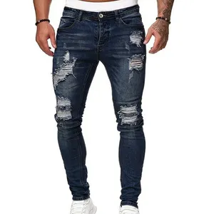 New Fashion Custom Design Slim Jeans For Men Skinny High Men Jeans Denim Pants In Low Price And High Quality Denim Jeans