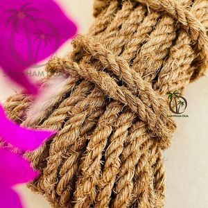 Cuerda decorativa de fibra de coco hecha a mano de primera calidad del fabricante de Vietnam hilo de fibra de coco fuerte Natural para Decoración - Product Image 6