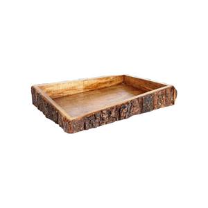 ชุดจานไม้สำหรับทำเปลือกไม้ผลิตภัณฑ์ไม้มะม่วงพร้อมเปลือกต้นไม้ผลิตในอินเดีย - Product Image 5