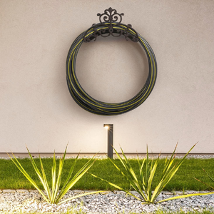 Wall Mounted Brown <b>Garden</b> Landscaping Irrigation Hose Metal <b>Garden</b> Hose Holder <b>for</b> Watering and Irrigation Available Wholesale - Product Image 1