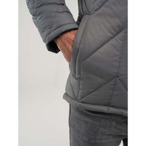ALCYONE Casual Zipper Puffer <b>Jacket</b> Breathable Waterproof Winter Coat Hood Quilted Coated Featuring Polyester Cotton Print - Product Image 4