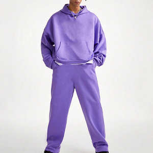 Nuevo chándal deportivo de algodón 100% de alta calidad para hombre, superventas, Cremallera de nailon con su logotipo personalizado, ropa de calle, chándal para hombre - Product Image 6