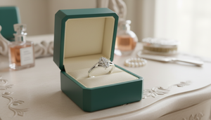 แหวนทองคำ 14K ประดับเพชรธรรมชาติ 23 เม็ด ทรงคลัสเตอร์ ฮาโล พร้อมก้านแหวนแบบแยกชิ้น ชุบโรเดียม ได้รับการรับรองจาก IGI - Product Image 6