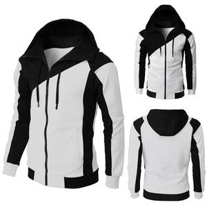 Pulls à capuche à manches longues décontractés pour hommes et femmes imprimés personnalisés Streetwear personnalisé Design à glissière Logo avant - Product Image 1