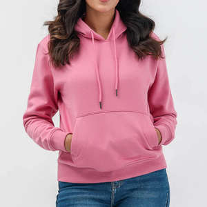 Sudadera con capucha extragrande de algodón y poliéster para mujer - Product Image 5