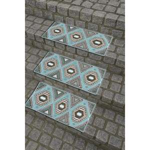 Tapis à motifs géométriques, design vintage, décoration turque faite à la main, tapis d'entrée - Product Image 2