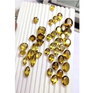 60 pièces de quartz jaune naturel, 11 mm, 25 mm, ovale, poire, taille trillion, 580 carats, lot Iroc Sales, pierres précieuses facettées de haute qualité, 128 $ US - Product Image 4