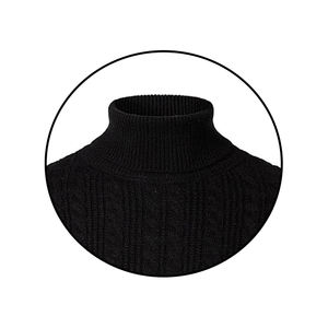 Automne hiver hommes Premium haute qualité chaud cou pull décontracté nouveau tricot hauts pullover manches longues respirant motif rayé - Product Image 4