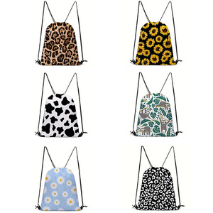 Mochila con Cordón de Cierre, Diseño de Dibujos Animados, Forro de Poliéster, Logotipo Personalizado, Bolsa de Almacenamiento de Tela Oxford, Venta al Por Mayor de Fábrica - Product Image 1