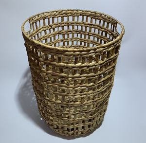 eco friendly product seagrass Storage <b>Basket</b> <b>Plant</b> Fiber Material for Storage made in Vietnam - Product Image 1