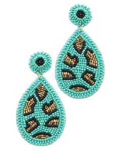 Boucles d'oreilles en or perlé de luxe très demandées, bijoux faits à la main pour femmes au meilleur prix - Product Image 3