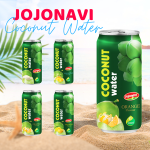 Jus à boire de qualité supérieure 500ml JOJONAVI eau de coco bouteille en forme d'orange sans cholestérol OEM ODM vente en gros - Product Image 3