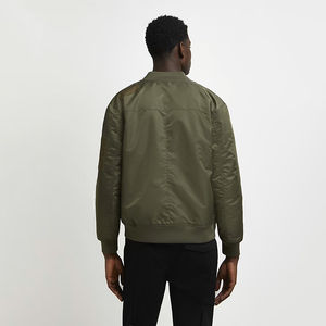 Blouson aviateur d'hiver pour hommes, veste de sport à capuche de fabrication professionnelle avec broderie en tissu à bas prix, nouvel arrivage - Product Image 5