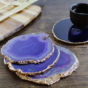 Ensemble de sous-verres en résine durable, réutilisables et décoratifs pour hôtels, cafés et usage domestique - Product Image 4