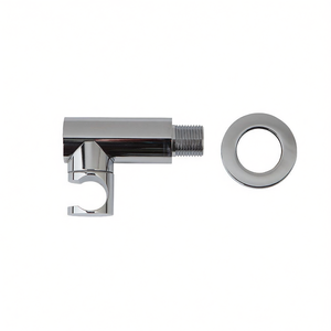 Raccordo per Doccia in Ottone Cromato con Supporto Rotondo - Product Image 3