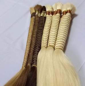 Extensions de cheveux humains indiens Remy à double trame, extrémités épaisses, clips invisibles en vrac pour femmes chez l'exportateur - Product Image 3