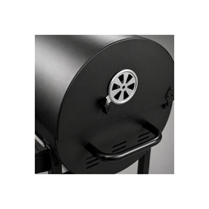 Parrilla de Carbón Vreli Moderna con Estante Lateral para Jardín y Balcón, Área de Cocción Grande de 76x40 cm, Material Metálico - Product Image 1