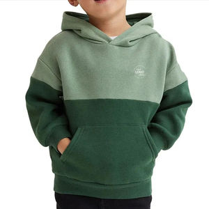 2025 unisexe enfants automne sweat à capuche brodé en gros coton uni blanc garçons filles Streetwear mode surdimensionné en vrac Logo personnalisé - Product Image 1