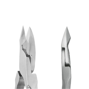 Lame tranchante 7 mm pointe pince à cuticules coupe-cuticules à double ressort en acier inoxydable avec emballage personnalisé - Product Image 1