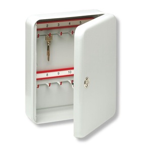 BURG-WCHTER Light <b>Grey</b> CS H255xB205xD75 mm Key <b>Box</b> Mail & Wall Organizer - Product Image 1