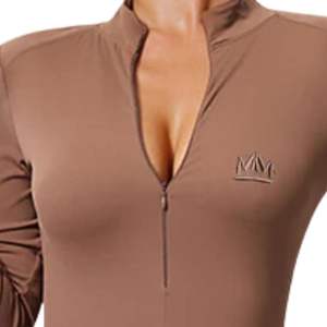 Vestido Mini Ajustado con Cuello Alto y Cremallera Delantera para Mujer, Manga Larga, Elástico, Estilo Casual para Calle - Product Image 5